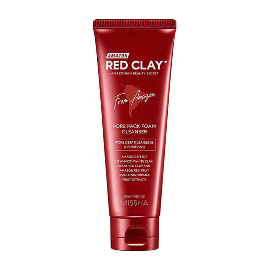 MISSHA Amazon Red Clay Pore Pack Foam Cleanser 120ml