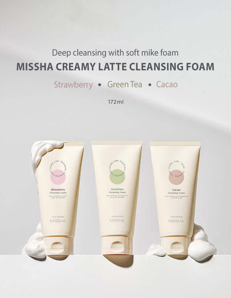 MISSHA Creamy Latte Cleansing Foam 172ml Buy Korean Skincare in Canada