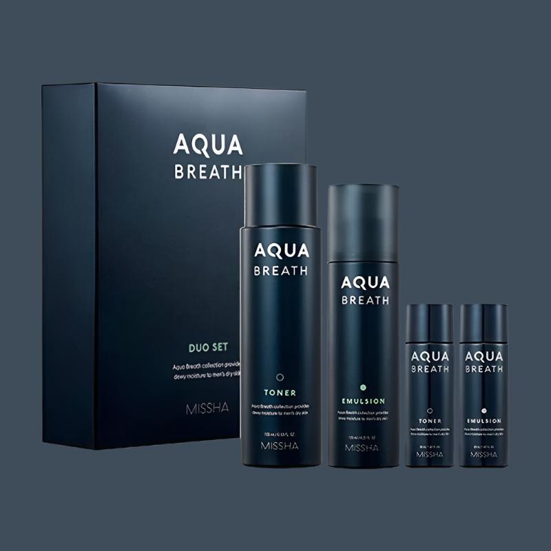 MISSHA For Men Aqua Breath Duo Set Korean Skincare