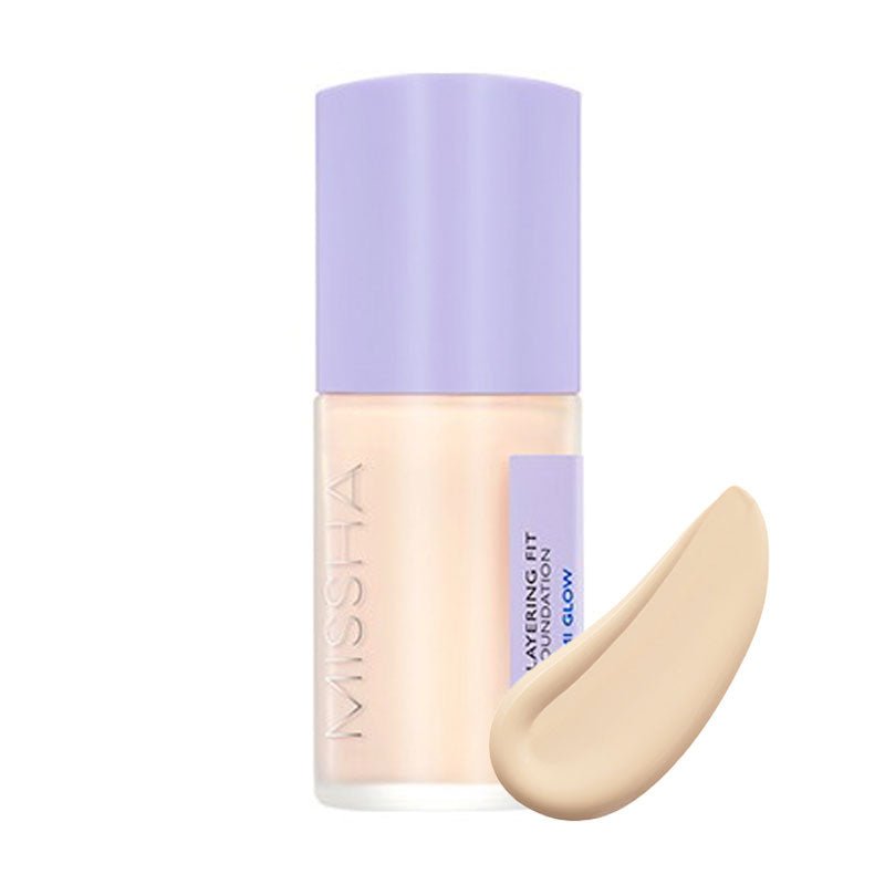 MISSHA Layering Fit Foundation Semi Glow 30ml Korean Skincare