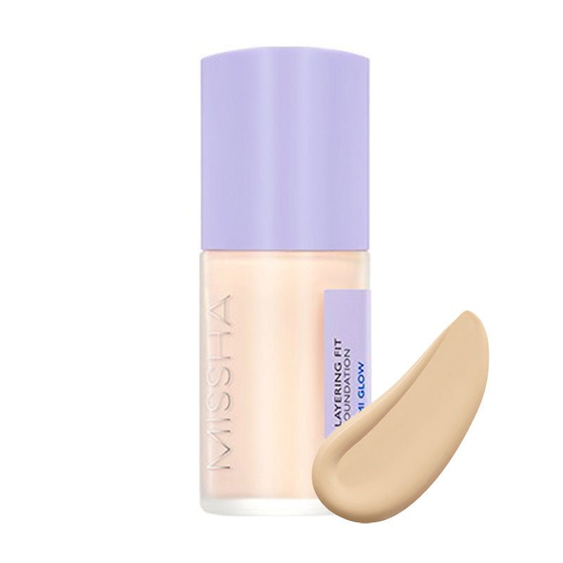 MISSHA Layering Fit Foundation Semi Glow 30ml Korean Skincare