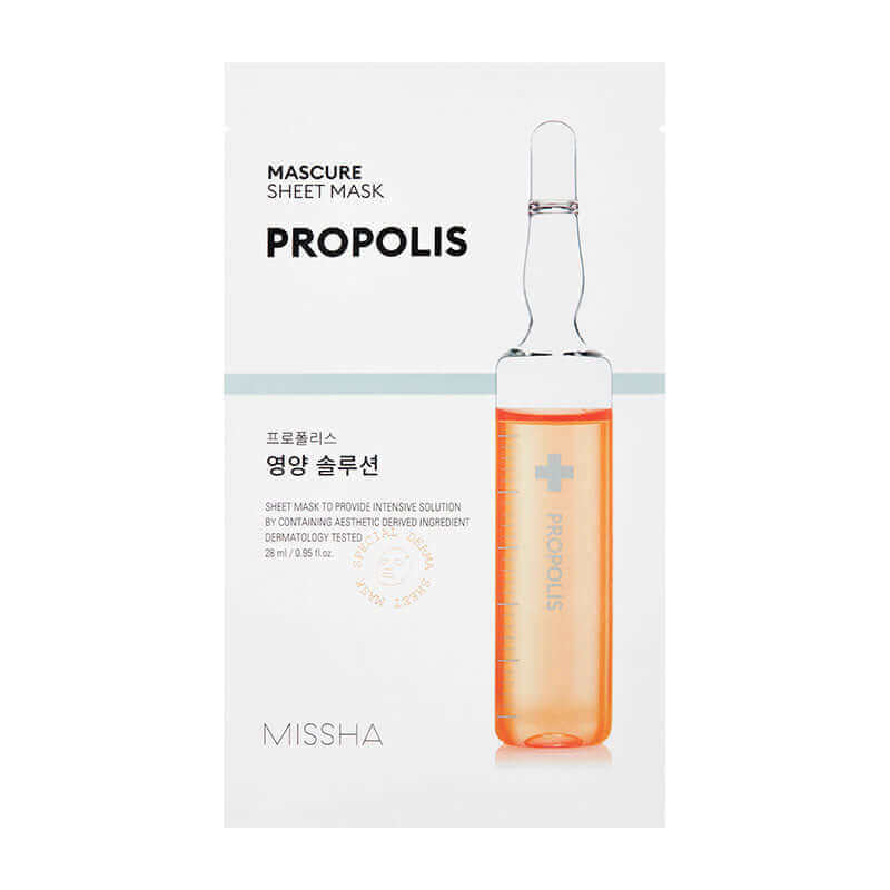 MISSHA Mascure Nutrition Solution Sheet Mask Propolis 27ml Korean Skincare Canada