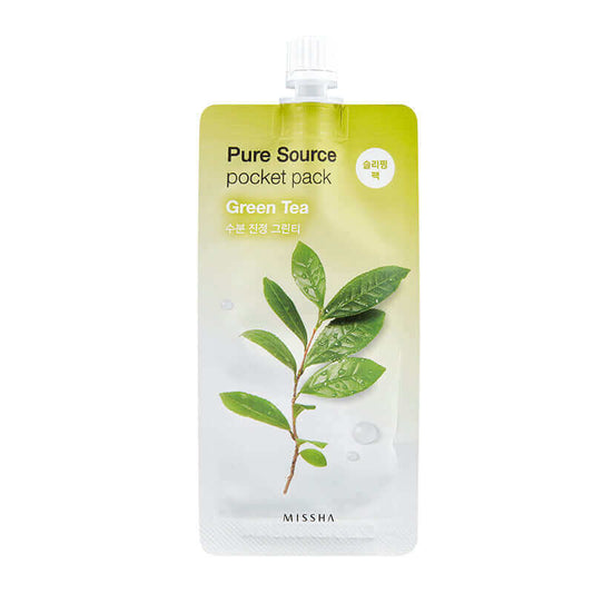 MISSHA Pure Source Pocket Pack Green Tea 10ml Korean Skincare Canada