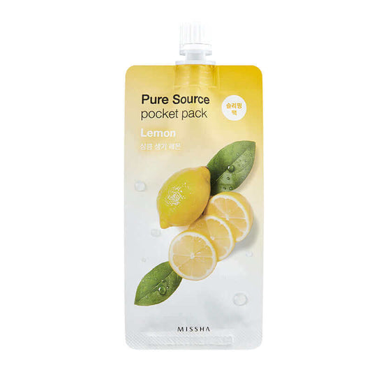 MISSHA Pure Source Pocket Pack Lemon 10ml Korean Skincare Canada