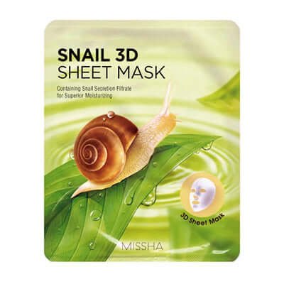 MISSHA Snail 3D Sheet Mask Buy Korean Skincare in Canada