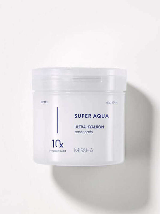 MISSHA Super Aqua Hyalron Toner Pads 180g / 90pads Korean Skincare Canada
