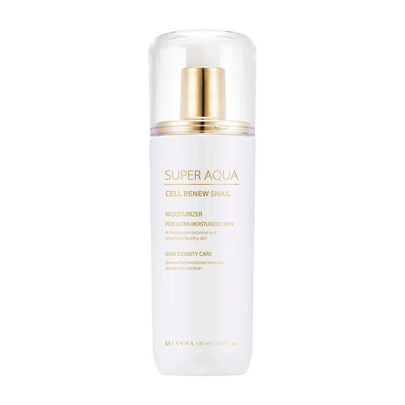 MISSHA Super Aqua Snail Essential Moisturizer 130ml Buy Korean Skincare in Canada