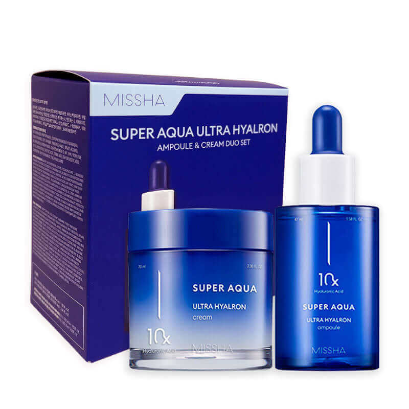 MISSHA Super Aqua Ultra Hyalron Ampoule & Cream Duo Set