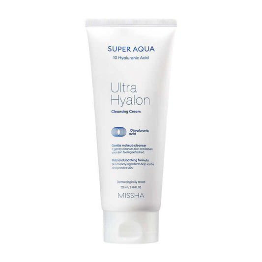 MISSHA Super Aqua Ultra Hyalron Cleansing Cream 200ml Korean Skincare Canada