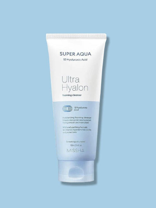 MISSHA Super Aqua Ultra Hyalron Cleansing Foam Korean Skincare