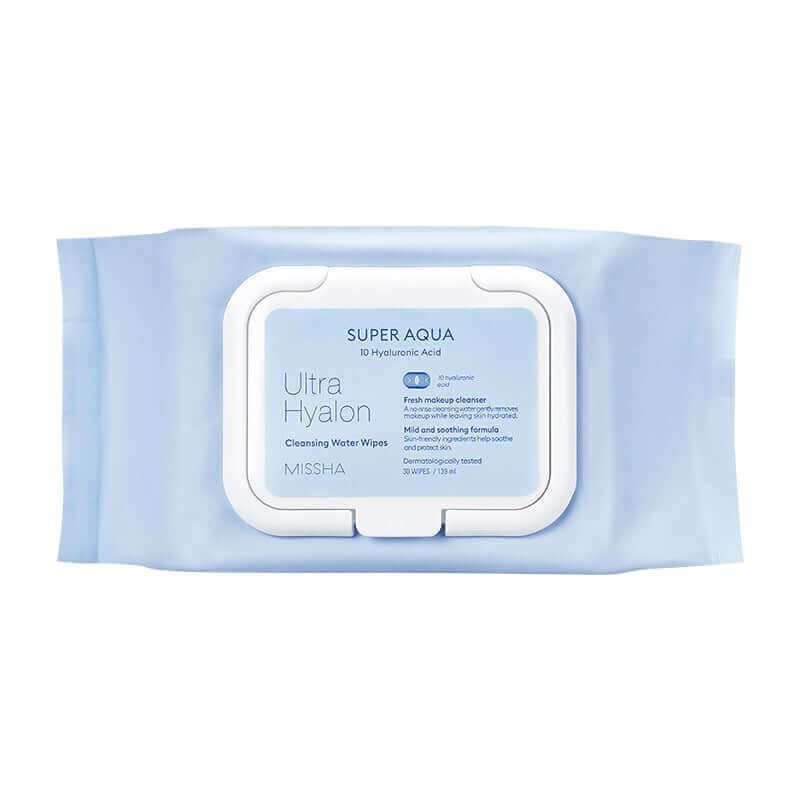 MISSHA Super Aqua Ultra Hyalron Cleansing Water Wipes 30 sheets Buy Korean Skincare in Canada