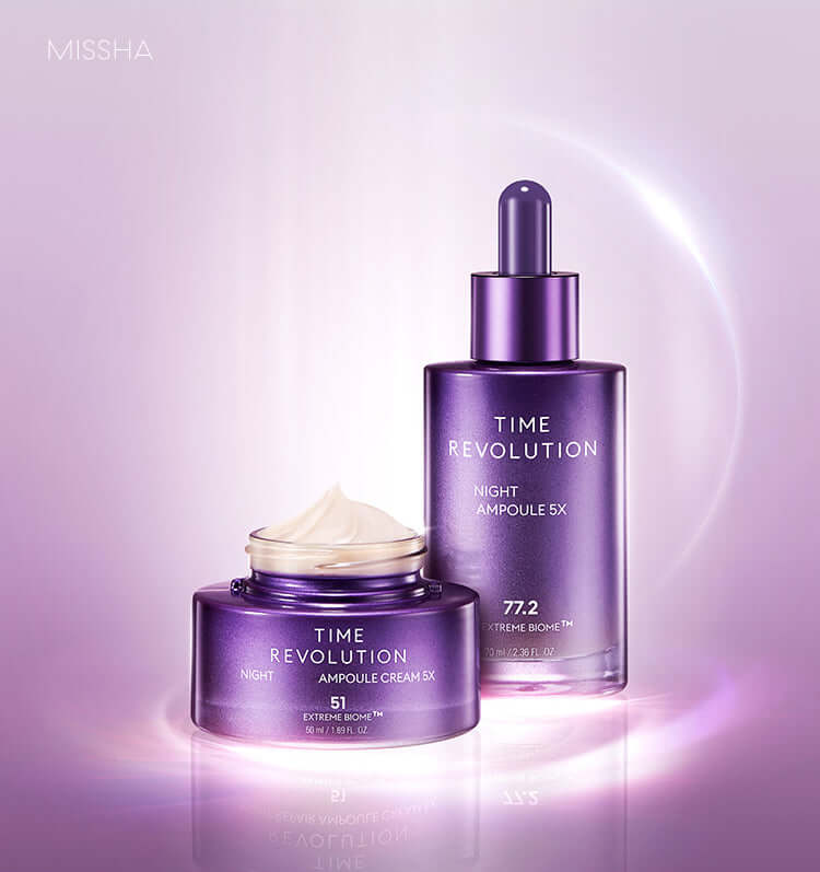 MISSHA Time Revolution Night Ampoule Cream 5X 50ml Buy Korean Skincare in Canada