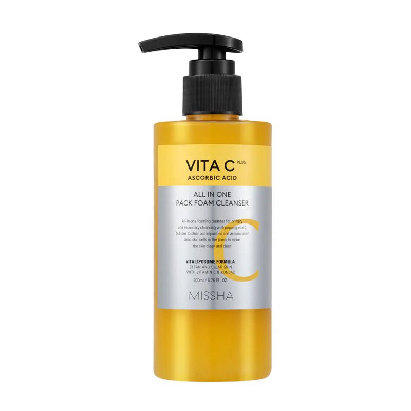 MISSHA Vita C Plus All in One Pack Foam Cleanser 200ml