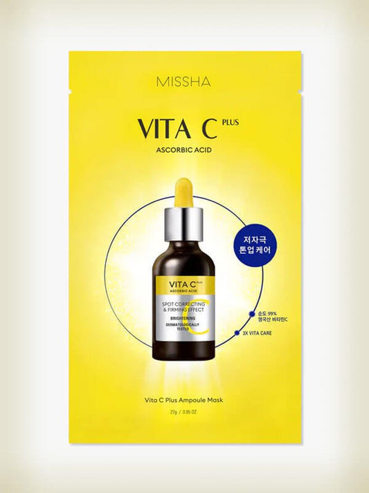 MISSHA Vita C Plus Ampoule Mask 25g Korean Skincare Canada