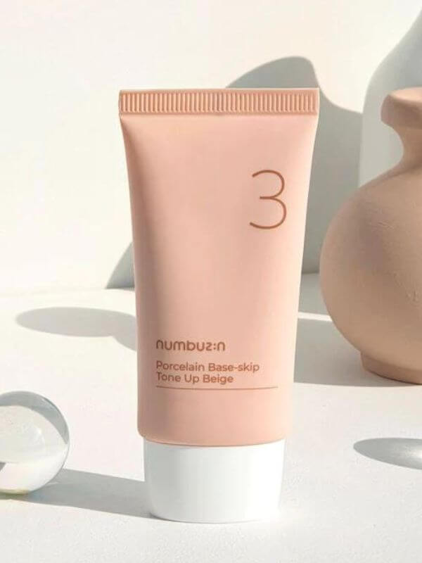 numbuzin No.3 Porcelain Base - Skip Tone Up Beige 50ml