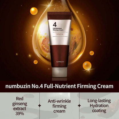 numbuzin No.4 Full - Nutrient Firming Cream 60ml