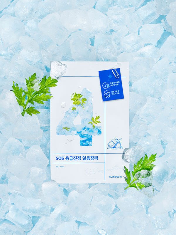 numbuzin No.4 Icy Soothing Sheet Mask Korean Skincare