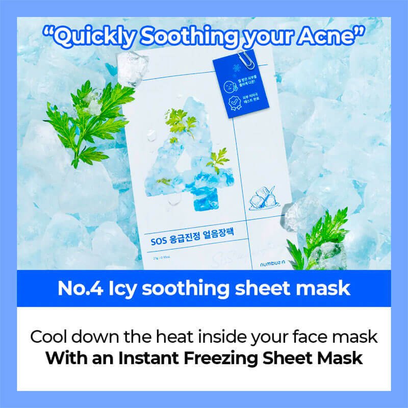 numbuzin No.4 Icy Soothing Sheet Mask