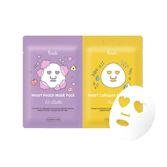 PRRETI Dual Mask (O2Bubble 25g & Firming 18g) Korean Skincare Canada