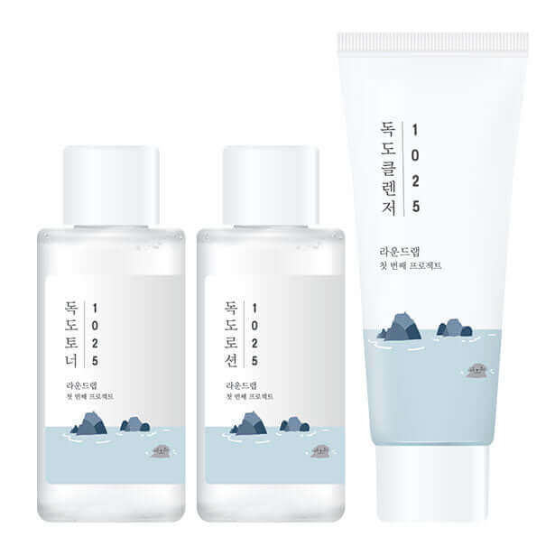 Round Lab 1025 Dokdo On the Go Kit For Dry & Sensitive Skin Korean Skincare