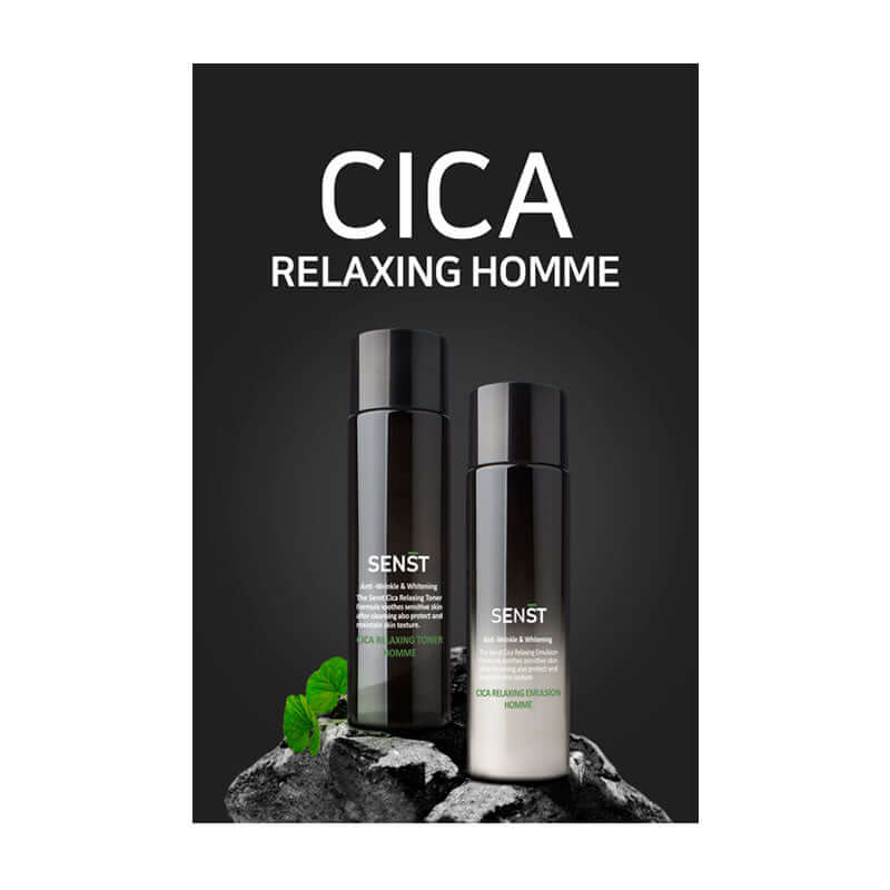 Senst Cica Relaxing Homme Set 2 Korean Skincare