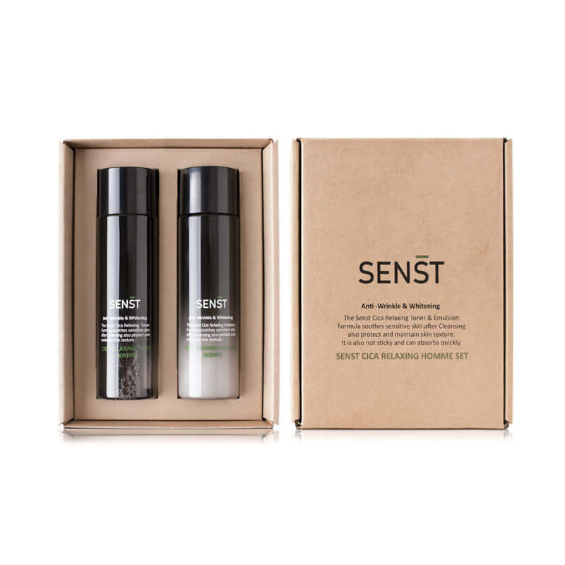 Senst Cica Relaxing Homme Set 2 Korean Skincare