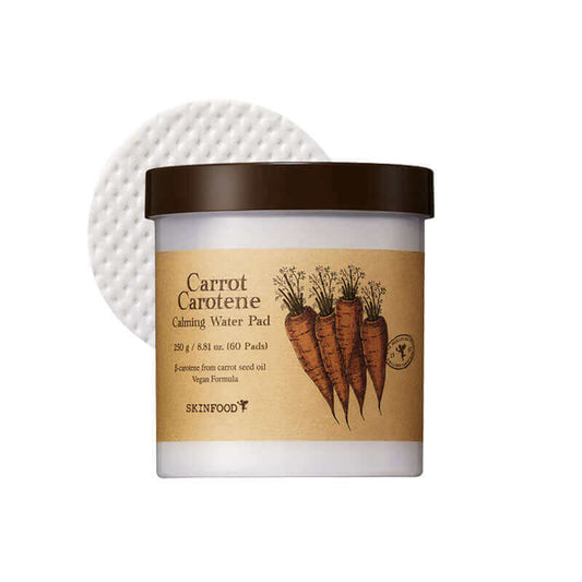Skinfood Carrot Carotene Calming Water Pad 250ml / 60pads Korean Skincare Canada