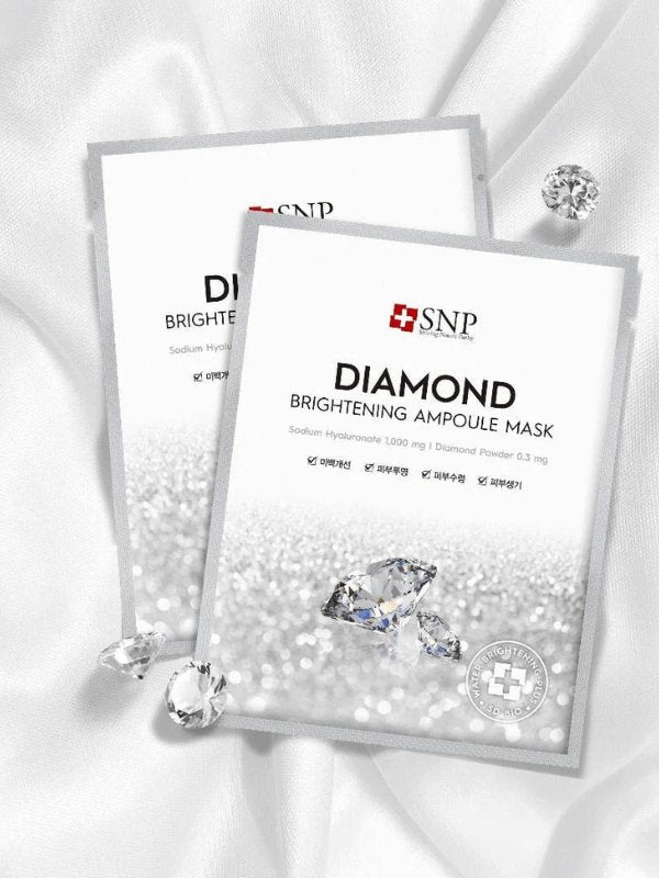 SNP Diamond Brightening Ampoule Mask 25ml Buy Korean Skincare in Canada