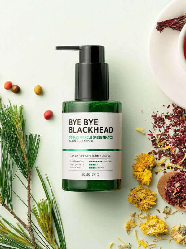 SOME BY MI Bye Bye Blackhead 30 Days Miracle Green Tea Tox Bubble Cleanser 120g