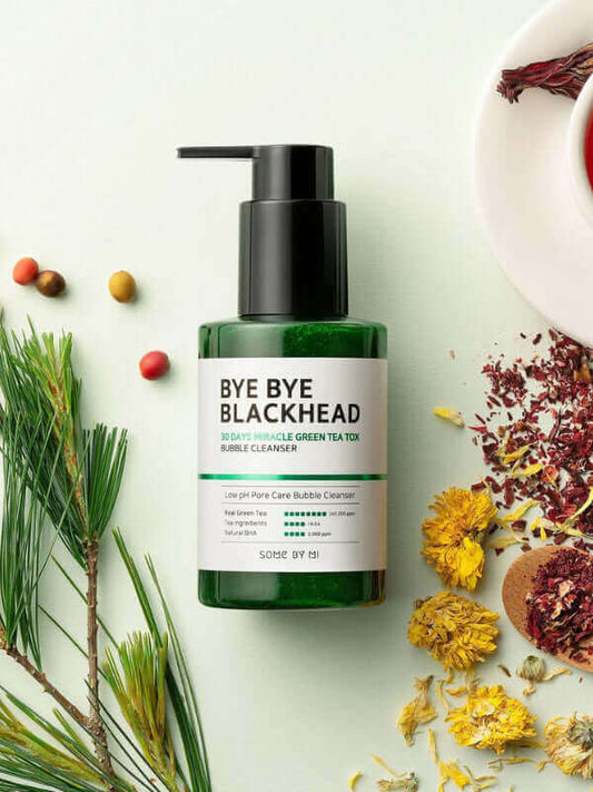 SOME BY MI Bye Bye Blackhead 30 Days Miracle Green Tea Tox Bubble Cleanser 120g Korean Skincare Canada