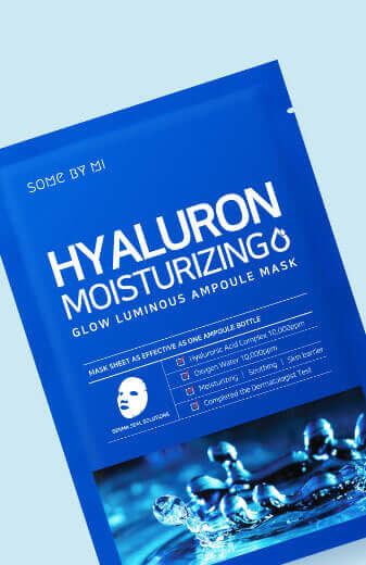 SOME BY MI Hyaluron Moisturizing Glow Luminous Ampoule Mask 1 PC