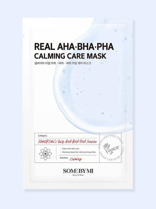 SOME BY MI Real AHA/BHA/PHA Calming Care Mask 20g