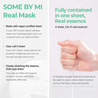 SOME BY MI Real AHA/BHA/PHA Calming Care Mask 20g Korean Skincare