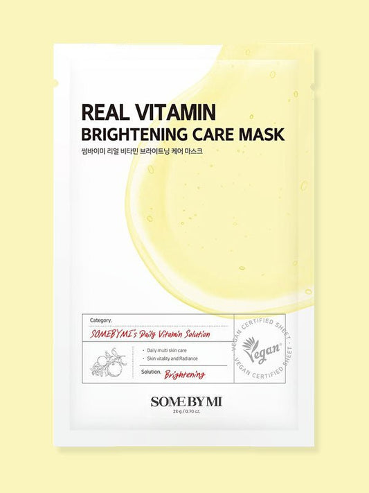 SOME BY MI Real Vitamin Brightening Care Mask 20g Korean Skincare Canada