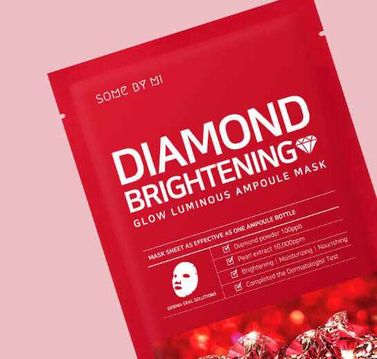 SOME BY MI Red Diamond Brightening Glow Luminous Ampoule Mask 1 PC Buy Korean Skincare in Canada