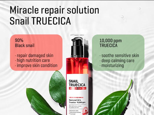 SOME BY MI Snail Truecica Miracle Toner 135ml Korean Skincare