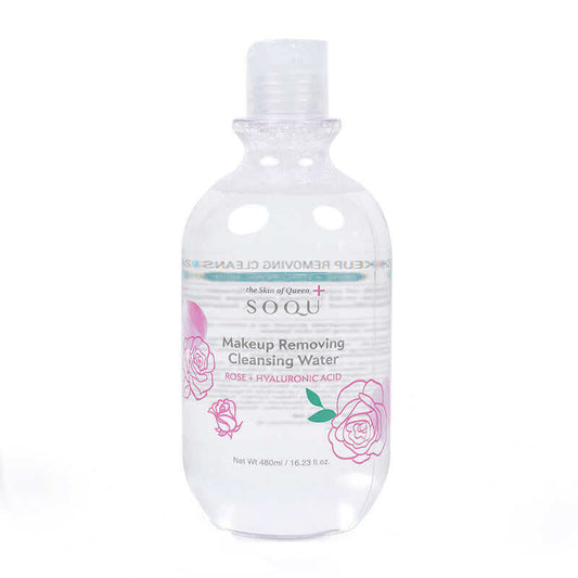 SOQU Makeup Removing Cleansing Water Rose 480ml Korean Skincare Canada
