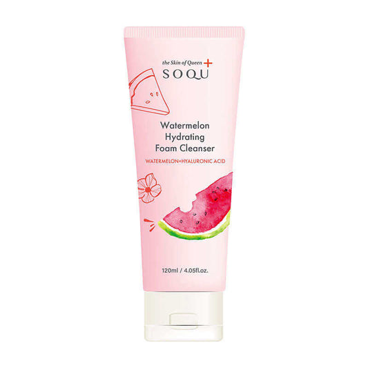 SOQU Watermelon Hydrating Foam Cleanser 120ml Korean Skincare Canada