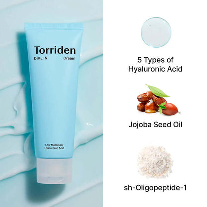 Torriden Dive - In Low Molecular Hyaluronic Acid Cream 80ml