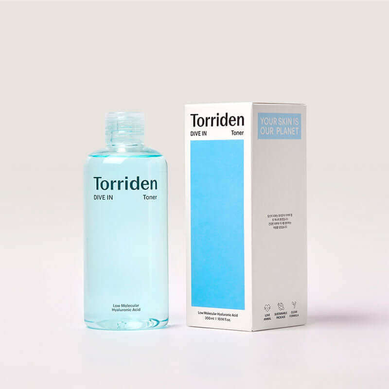 Torriden Dive - In Low Molecular Hyaluronic Acid Toner 300ml Korean Skincare Canada