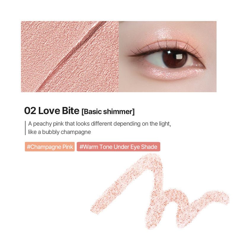 WAKEMAKE Glitz Longwear Stick Shadow 0.45g Korean Skincare