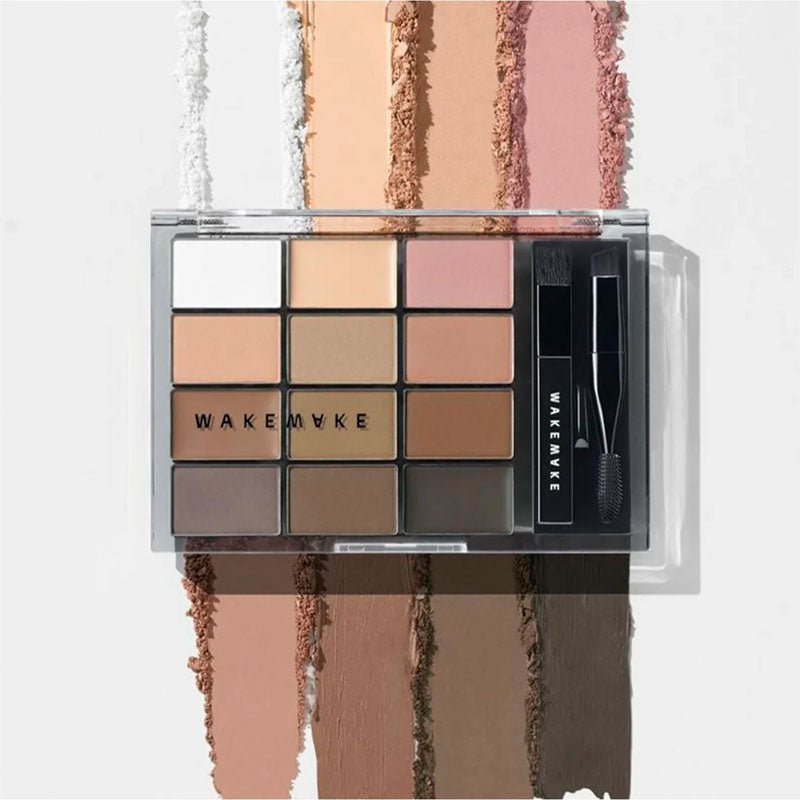 WAKEMAKE Soft Drawing Brow Palette 12g Korean Skincare