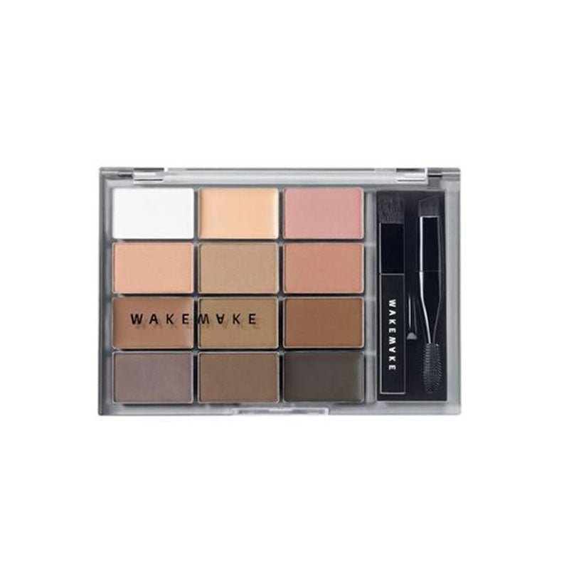 WAKEMAKE Soft Drawing Brow Palette 12g Korean Skincare